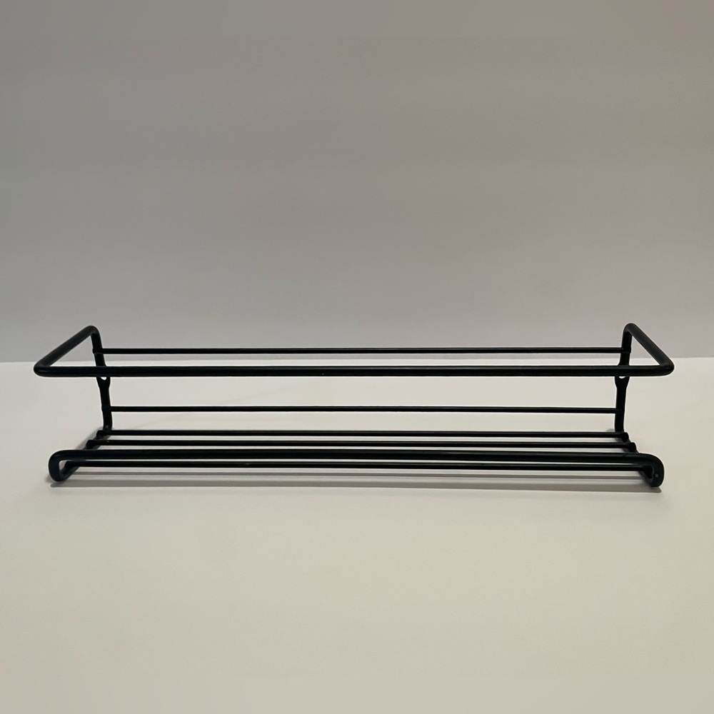 Simple Black Spice Racks (Set of 2)